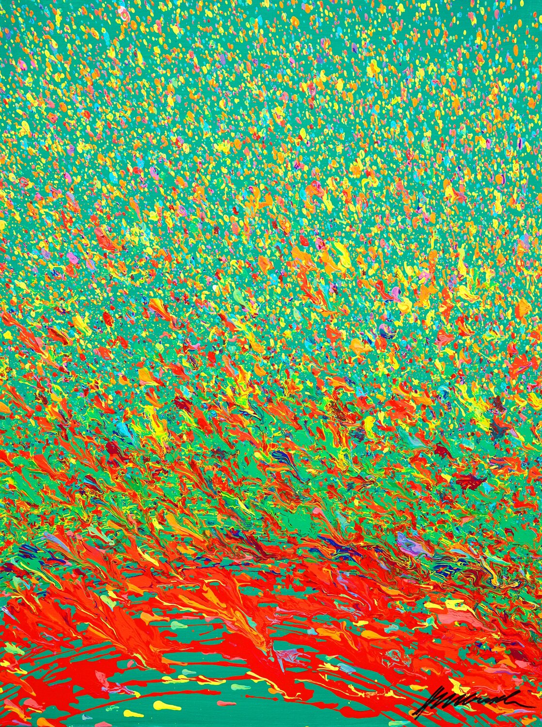 Claim 176 Mark Hellbusch Original painting for sale