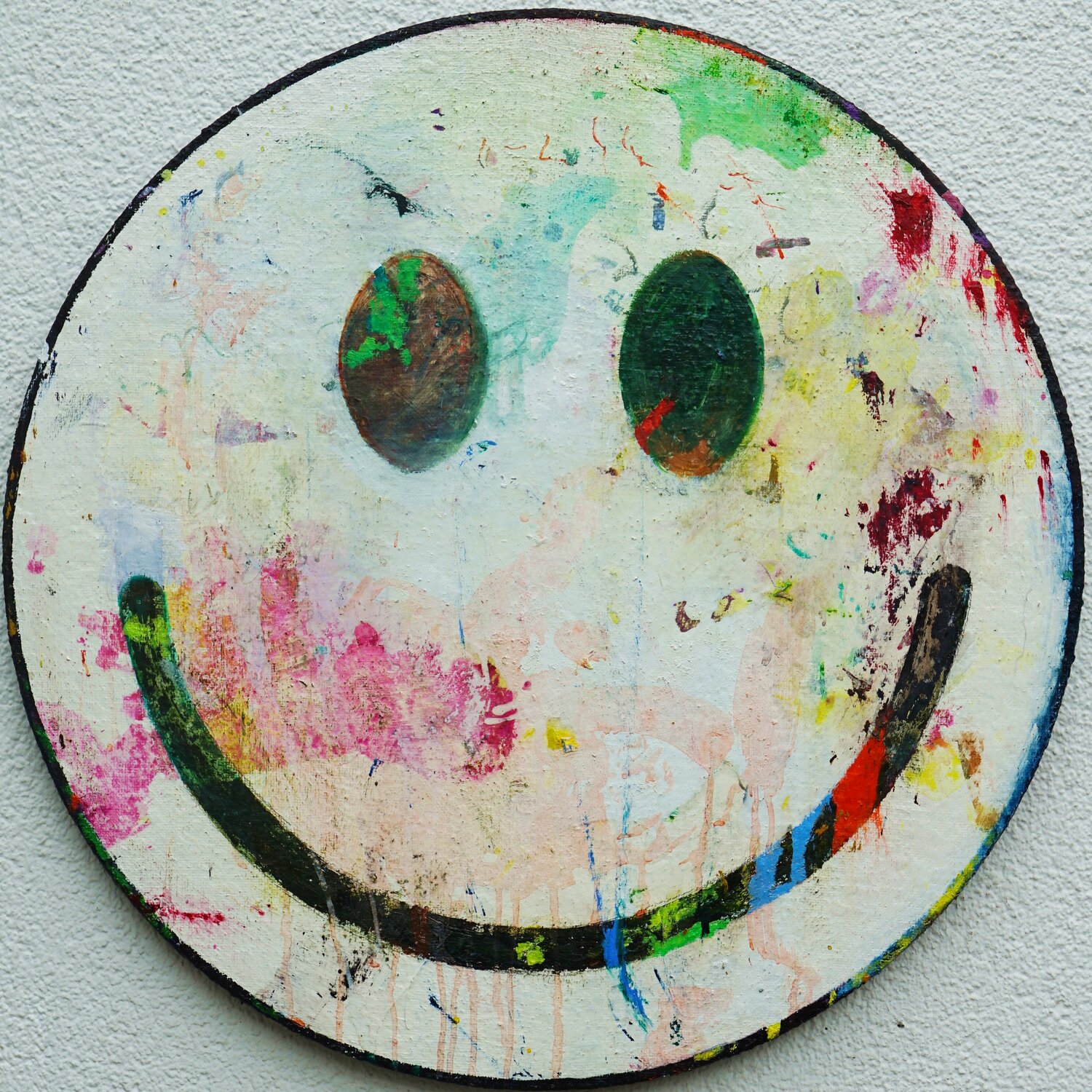 Smiley VII Mark Hellbusch Original painting for sale