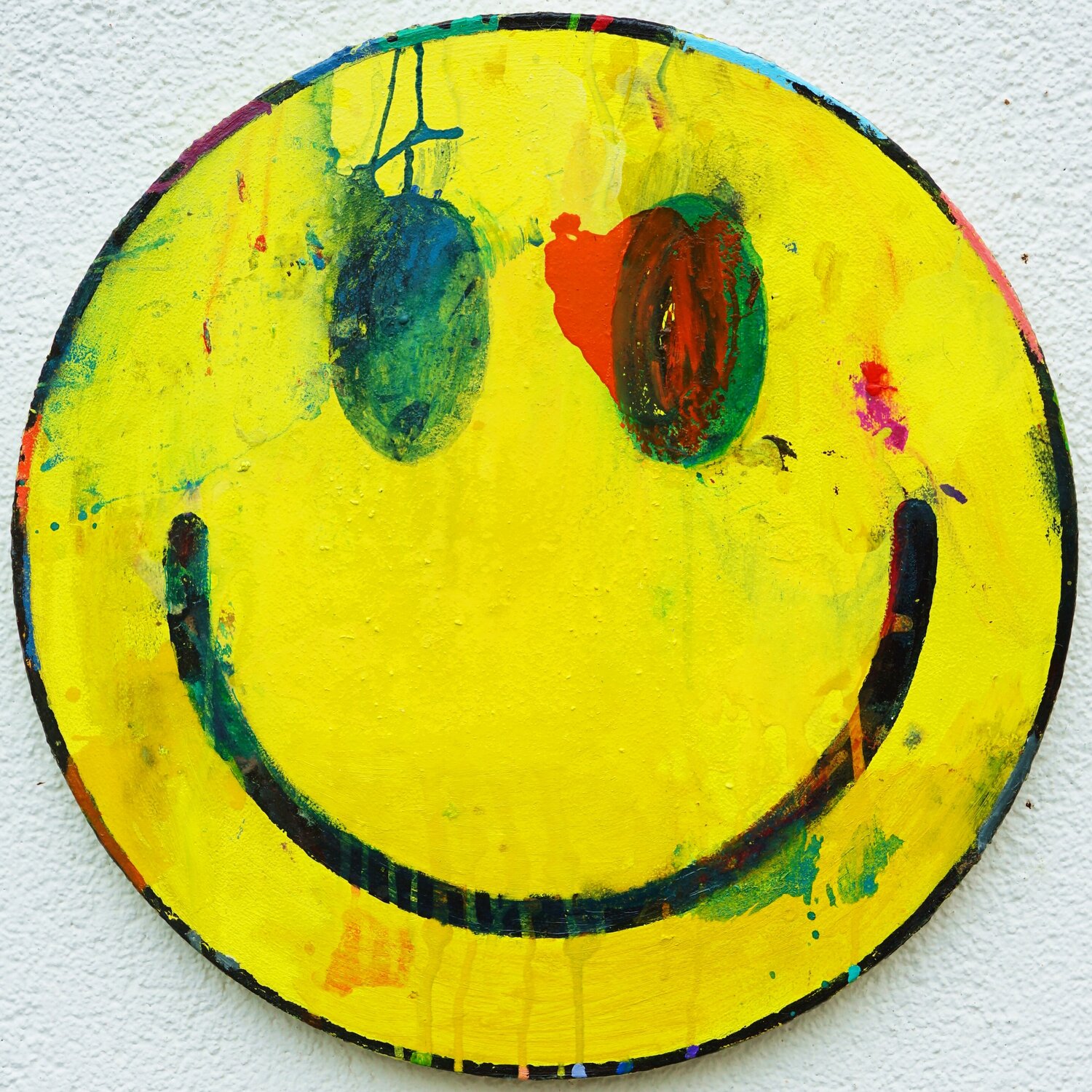 Smiley I Mark Hellbusch Original painting for sale