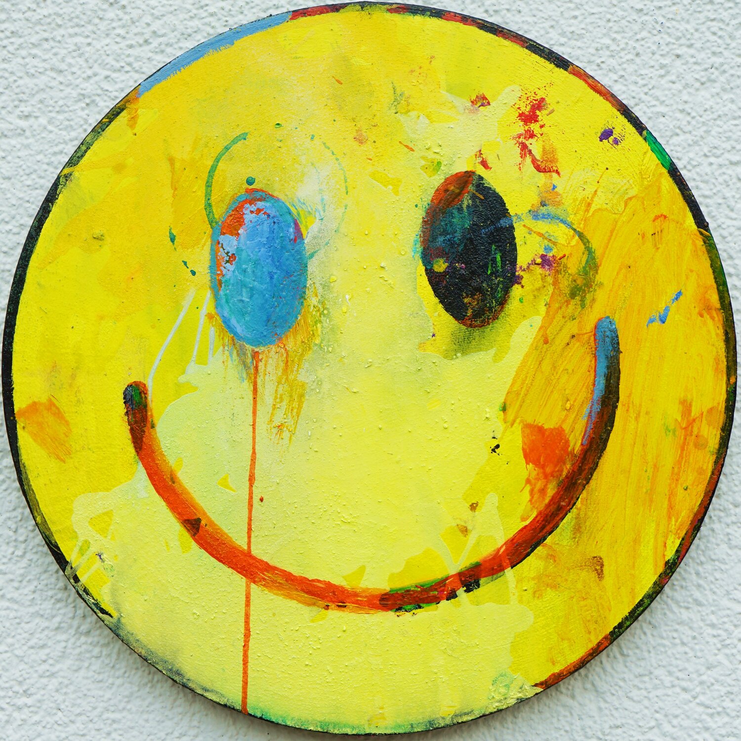 Smiley III Mark Hellbusch Original painting for sale