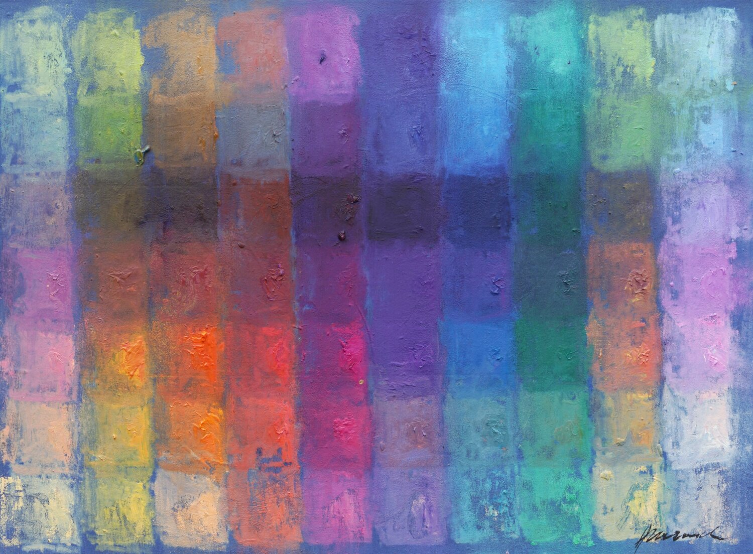 Output 8 Mark Hellbusch Original painting for sale
