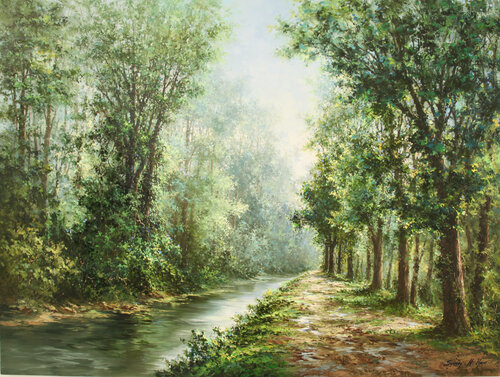 The Path of Wonder by Sang H. Han, Painting for Sale on Select