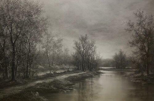 Frozen Path by Sang H. Han, Painting for Sale on Select