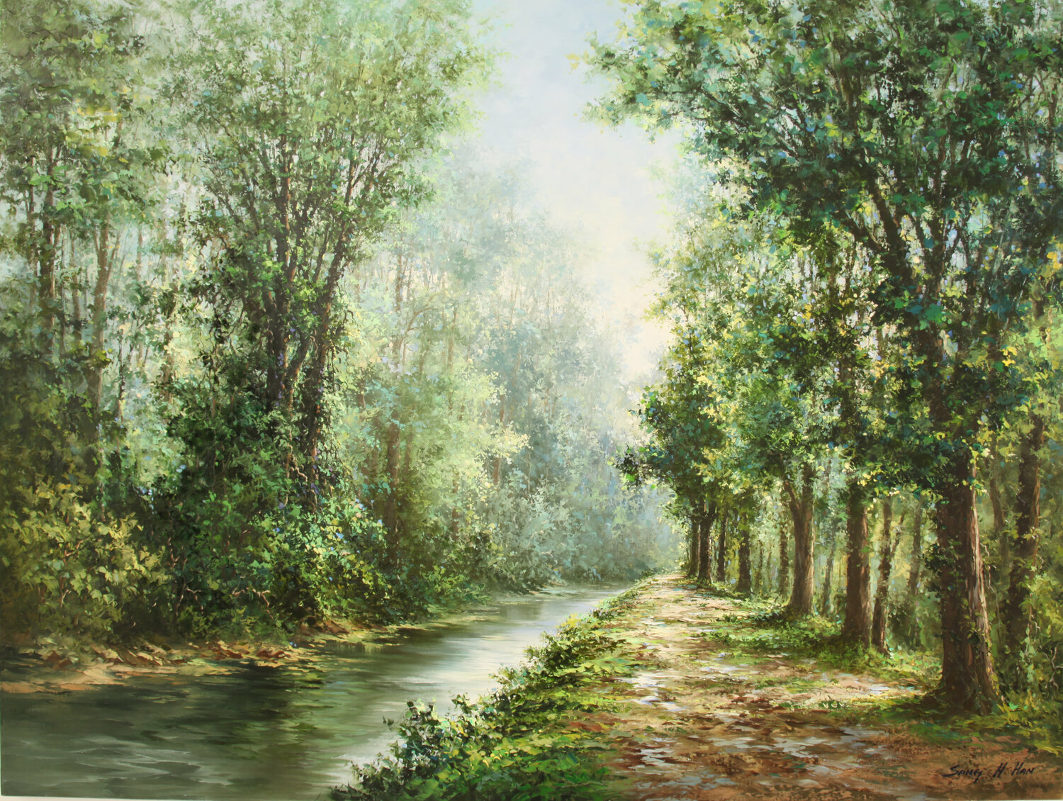 The Path of Wonder Sang H. Han Original painting for sale