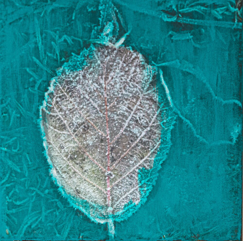 Blue November 11 by Antje Wanderer-Oberhaus, Painting for Sale on Select