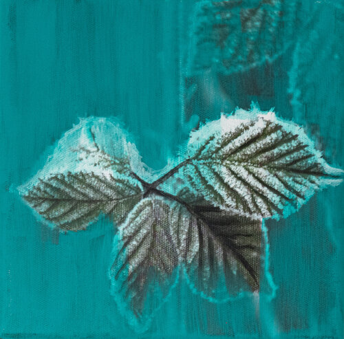 Blue November 14 by Antje Wanderer-Oberhaus, Painting for Sale on Select