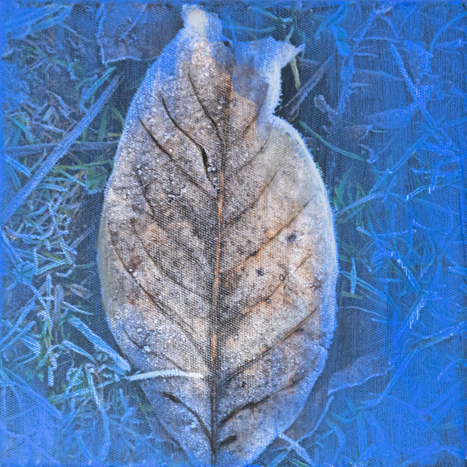 Blue November 13 Antje Wanderer-Oberhaus Original painting for sale