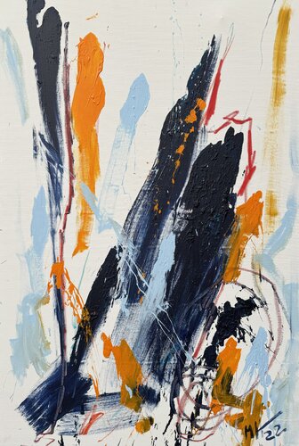 Big Big Big Bang I by Meinrad Hoyer, Painting for Sale on Select