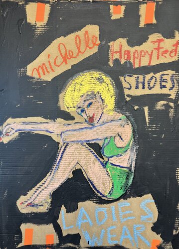 Michelle la belle by Meinrad Hoyer, Painting for Sale on Select