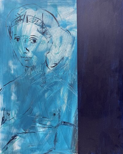 Aurelia by Meinrad Hoyer, Painting for Sale on Select