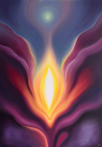 Inner Flame by Katya Rozz, Painting for Sale on Select