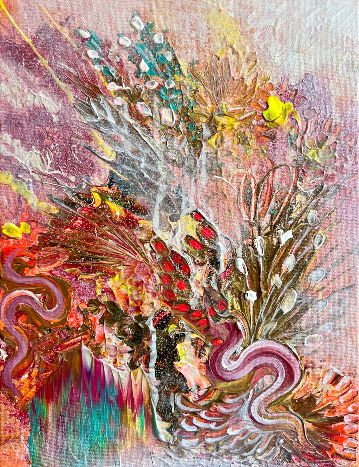 The path to happiness Katya Rozz Original painting for sale
