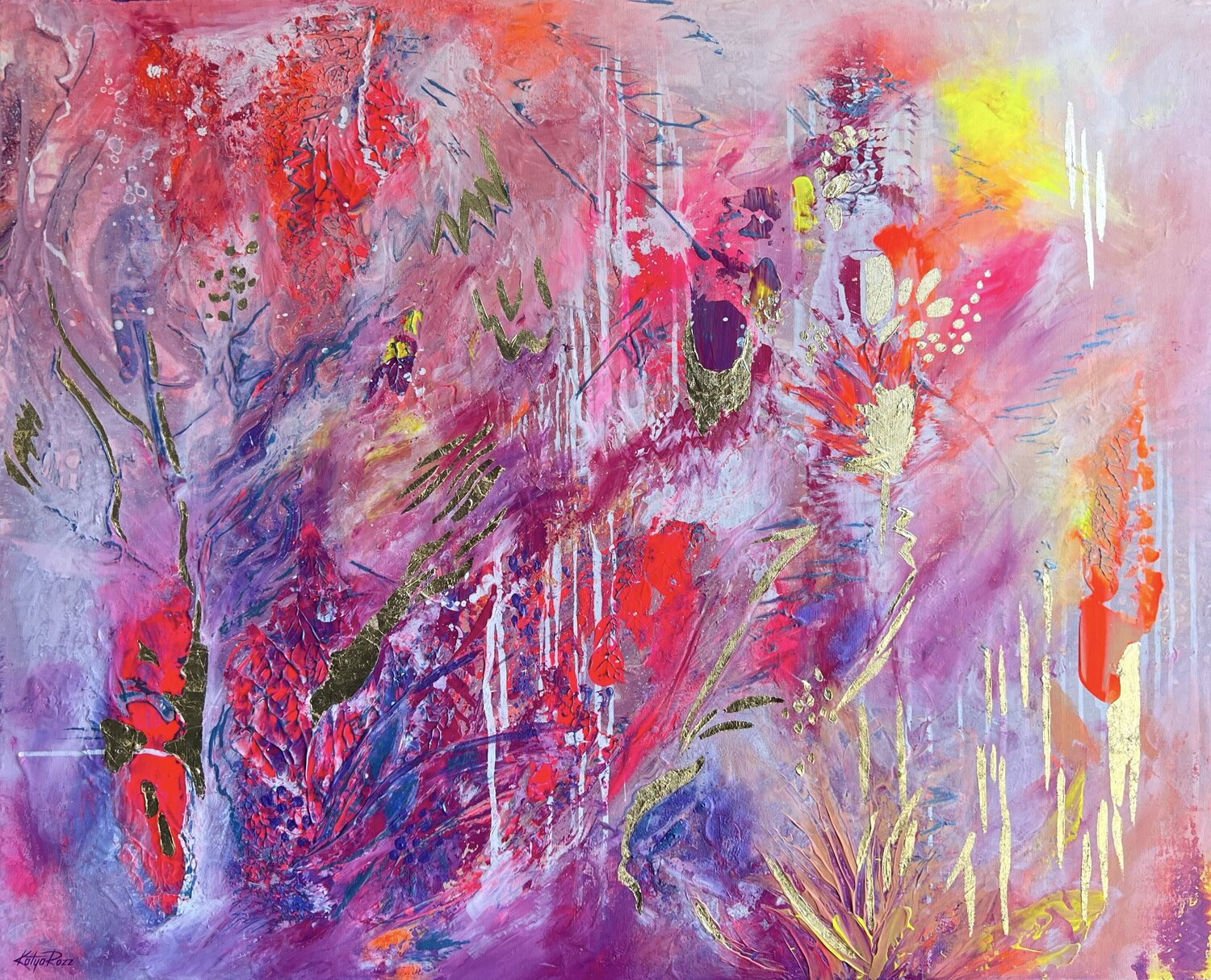 Splash of Joy Katya Rozz Original painting for sale