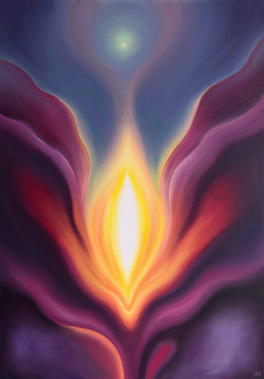 Inner Flame Katya Rozz Original painting for sale