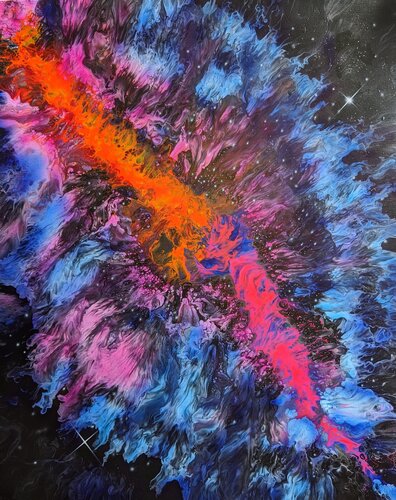 Starburst by Dennis Bätz, Painting for Sale on Select