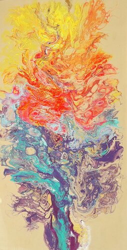 Magic Bud, Nr. 2025118 by Dennis Bätz, Painting for Sale on Select
