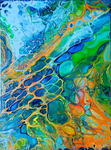 Coral 2, Nr. 202265 by Dennis Bätz, Painting for Sale on Select
