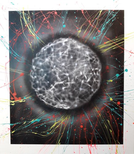 Quantum, Nr. 202274 by Dennis Bätz, Painting for Sale on Select