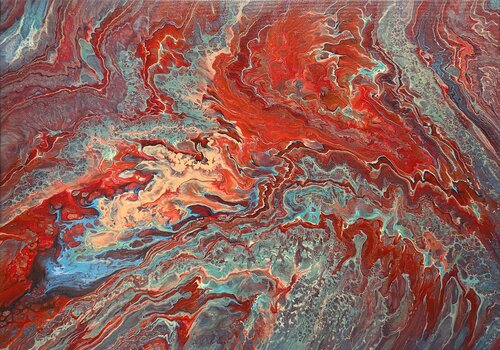 Extraterrestrial, Nr. 202036 by Dennis Bätz, Painting for Sale on Select