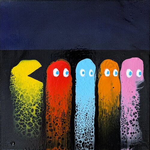 Glitch, Nr. 2026142 by Dennis Bätz, Painting for Sale on Select