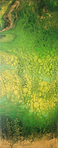 Green Hell, Nr. 202152 by Dennis Bätz, Painting for Sale on Select