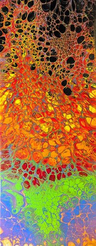 Eruption 4, Nr. 202397 by Dennis Bätz, Painting for Sale on Select