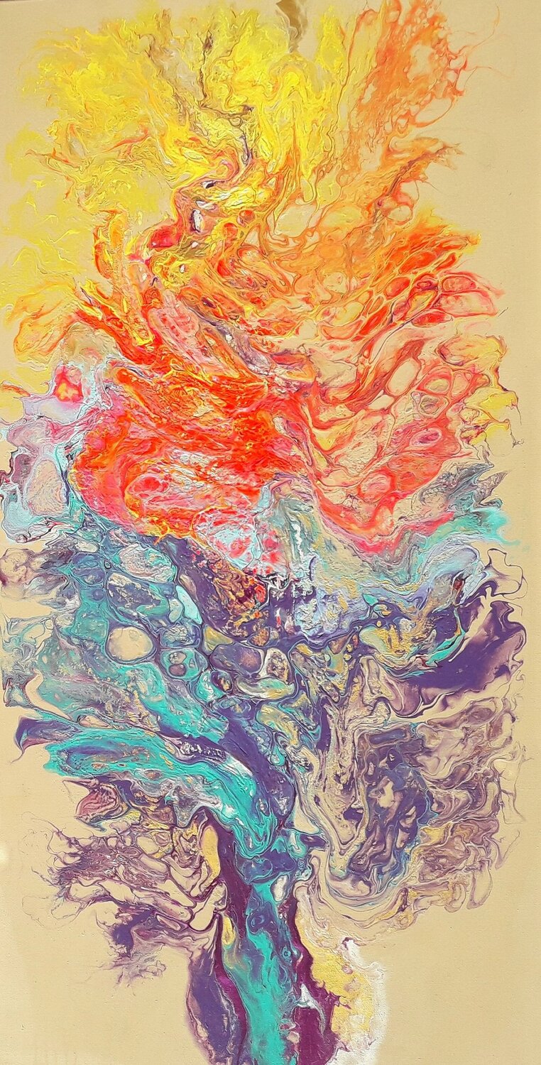 Magic Bud, Nr. 2025118 Dennis Bätz Original painting for sale