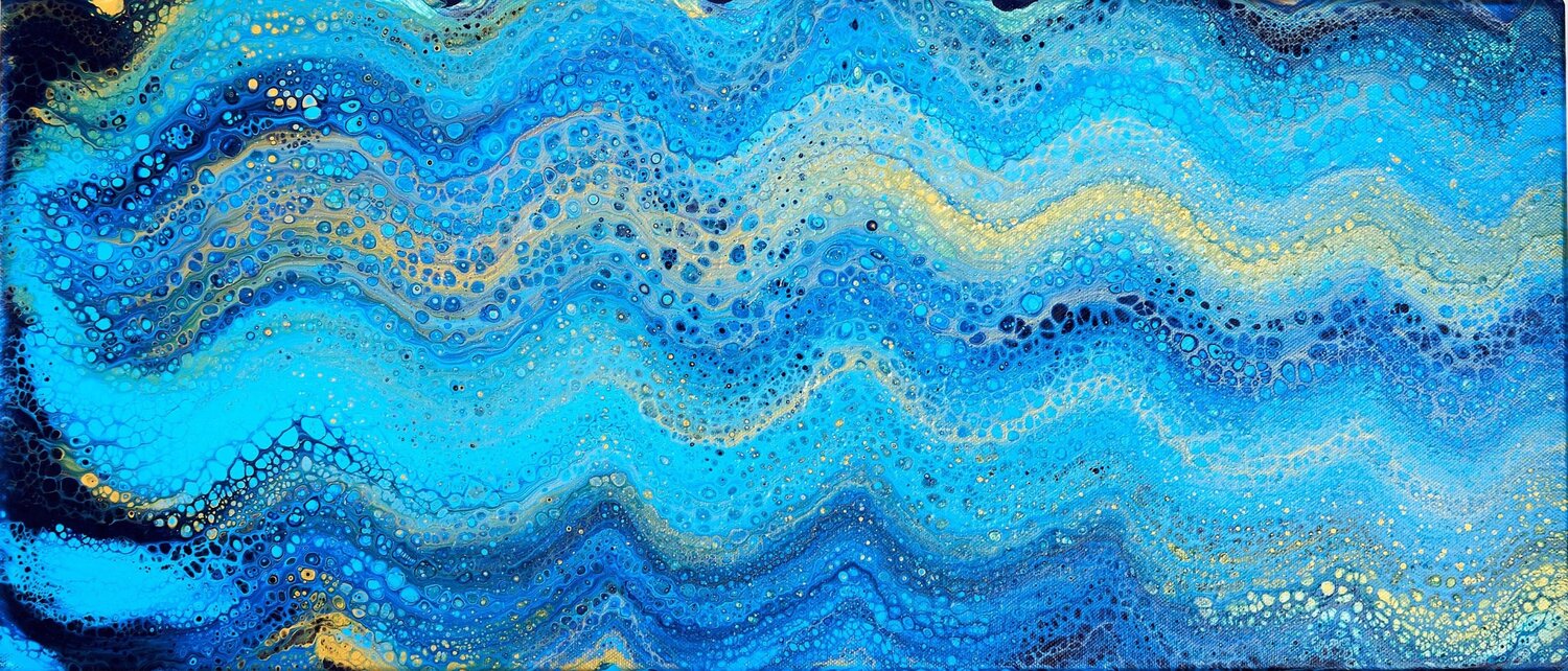 Waves, Nr. 202101 Dennis Bätz Original painting for sale