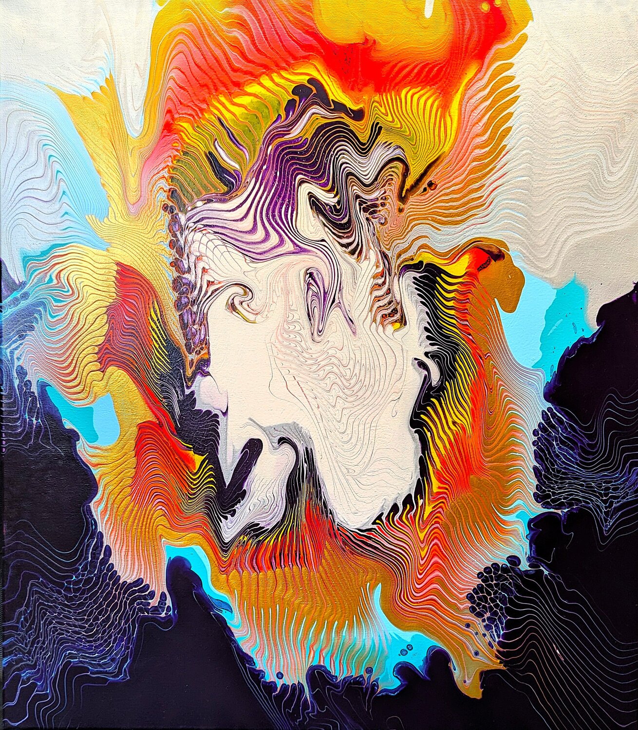 Satyr, Nr. 202282 Dennis Bätz Original painting for sale