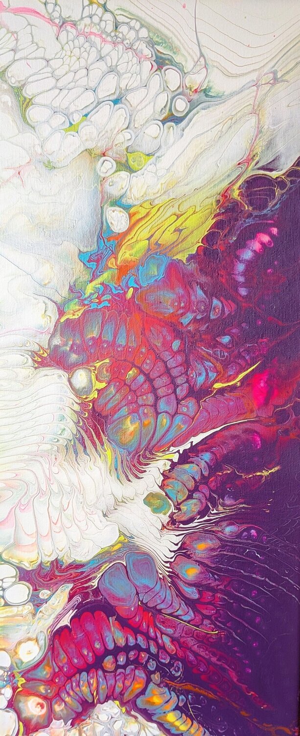 Grumpy Dragon, Nr. 202271 Dennis Bätz Original painting for sale