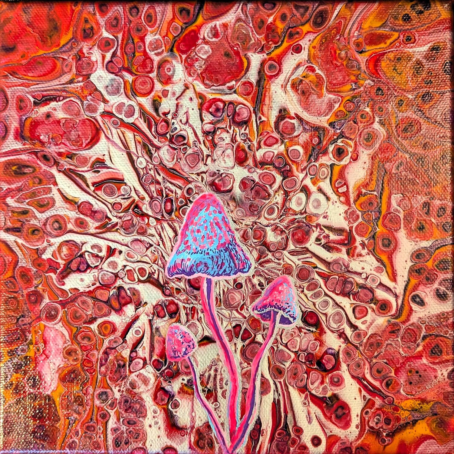 Magic Mushrooms 2, Nr. 2026144 Dennis Bätz Original painting for sale