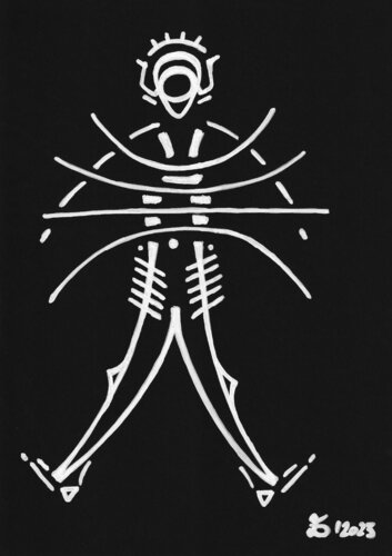 The Man I by Ewa Dura, Drawing for Sale on Select