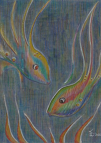 The Water Tales I by Ewa Dura, Drawing for Sale on Select