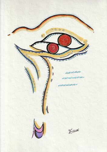 In One Direction by Ewa Dura, Drawing for Sale on Select
