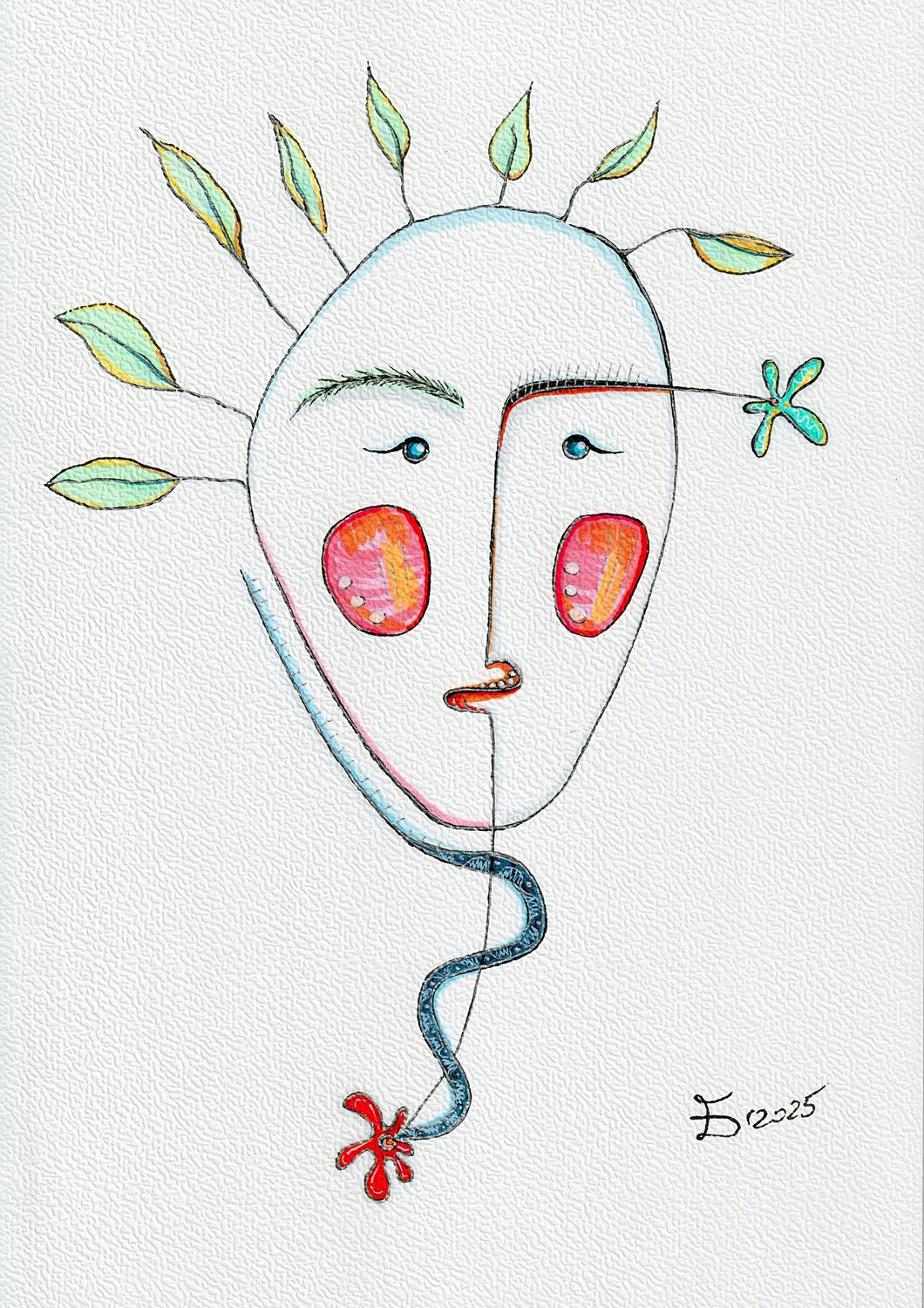 The Rite of Spring Ewa Dura Drawing for sale