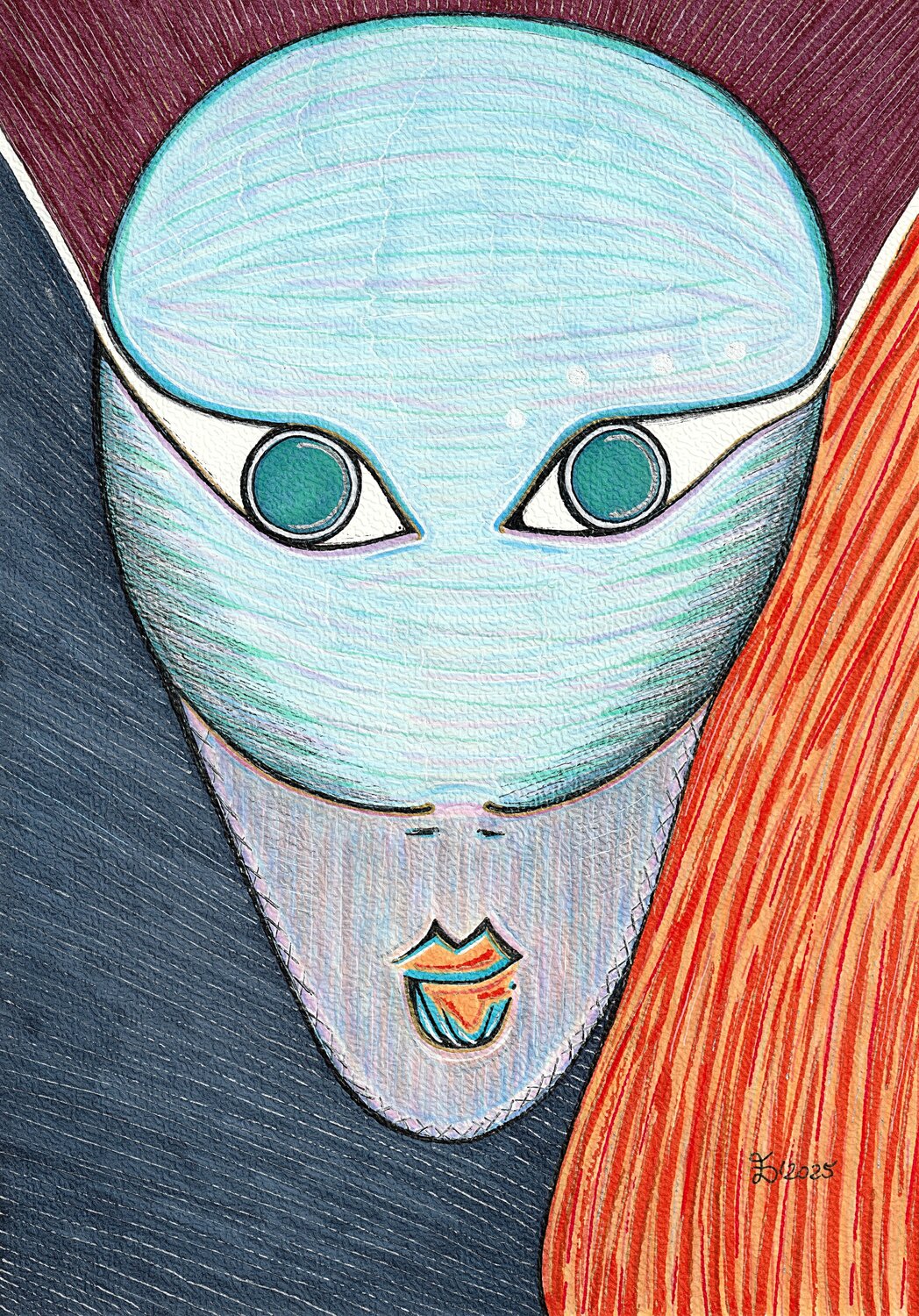She Ewa Dura Drawing for sale