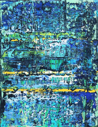Bustle of the big city.А23 by Svitlana Andriichenko, Painting for Sale on Select
