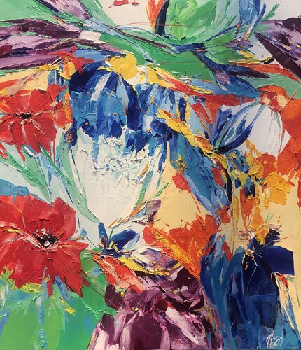 Kaleidoscope by Svitlana Andriichenko, Painting for Sale on Select