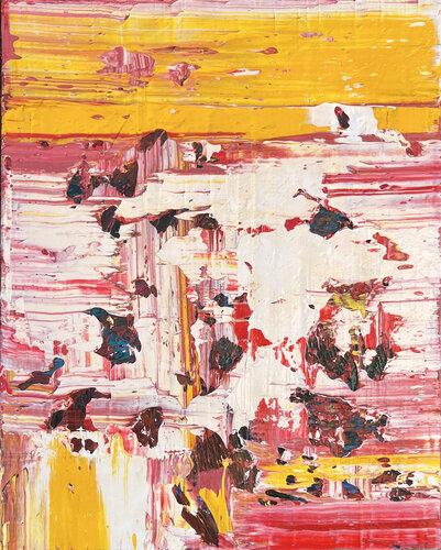 Fiery dawn by Svitlana Andriichenko, Painting for Sale on Select