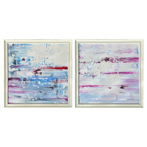 Silence between the waves. Diptych by Svitlana Andriichenko, Painting for Sale on Select