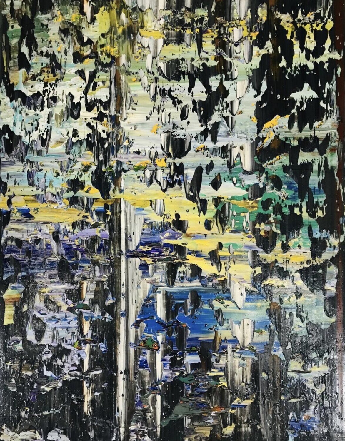 Missile strike.A67 Svitlana Andriichenko Original painting for sale