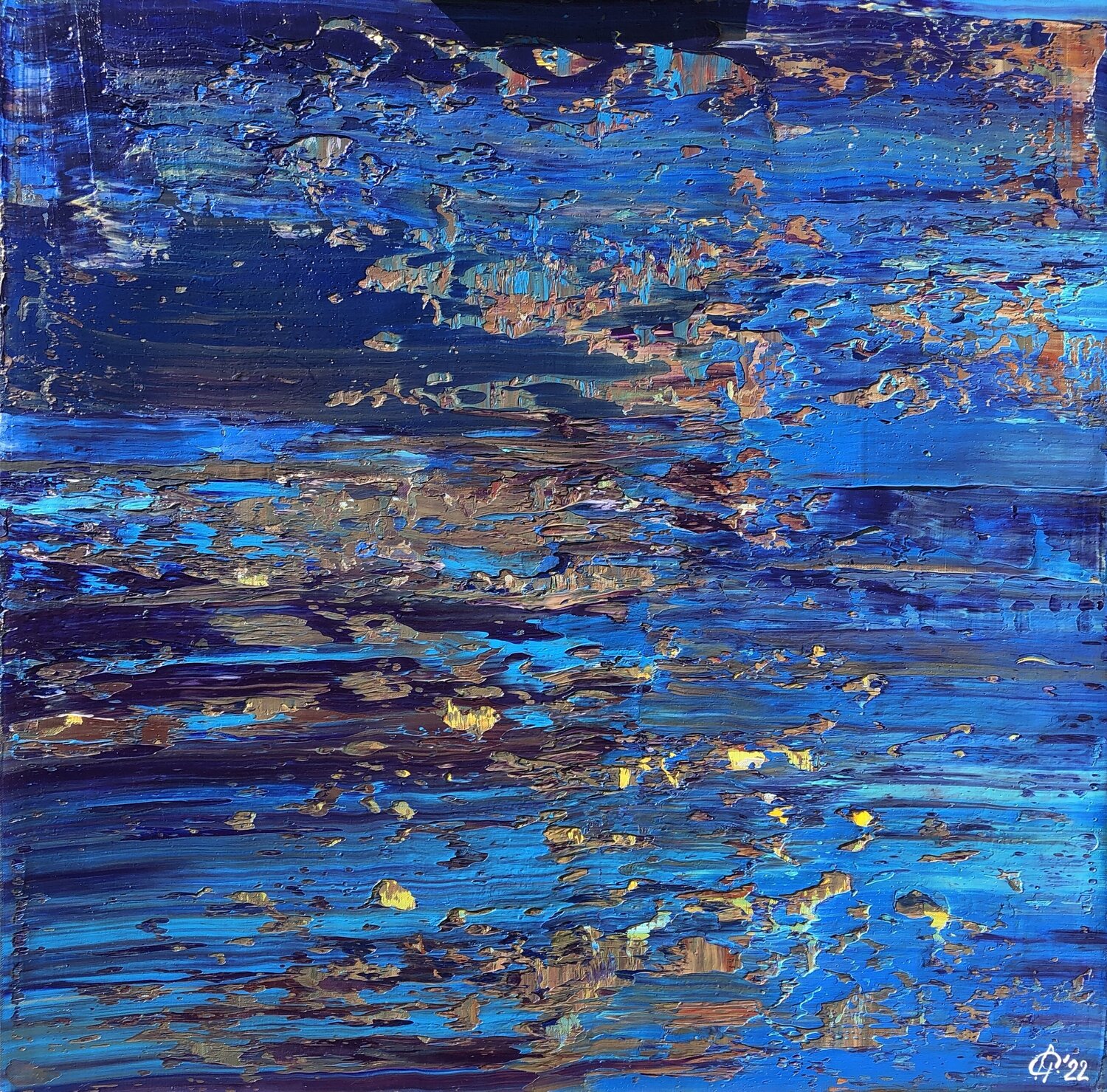 Flood.A62 Svitlana Andriichenko Original painting for sale