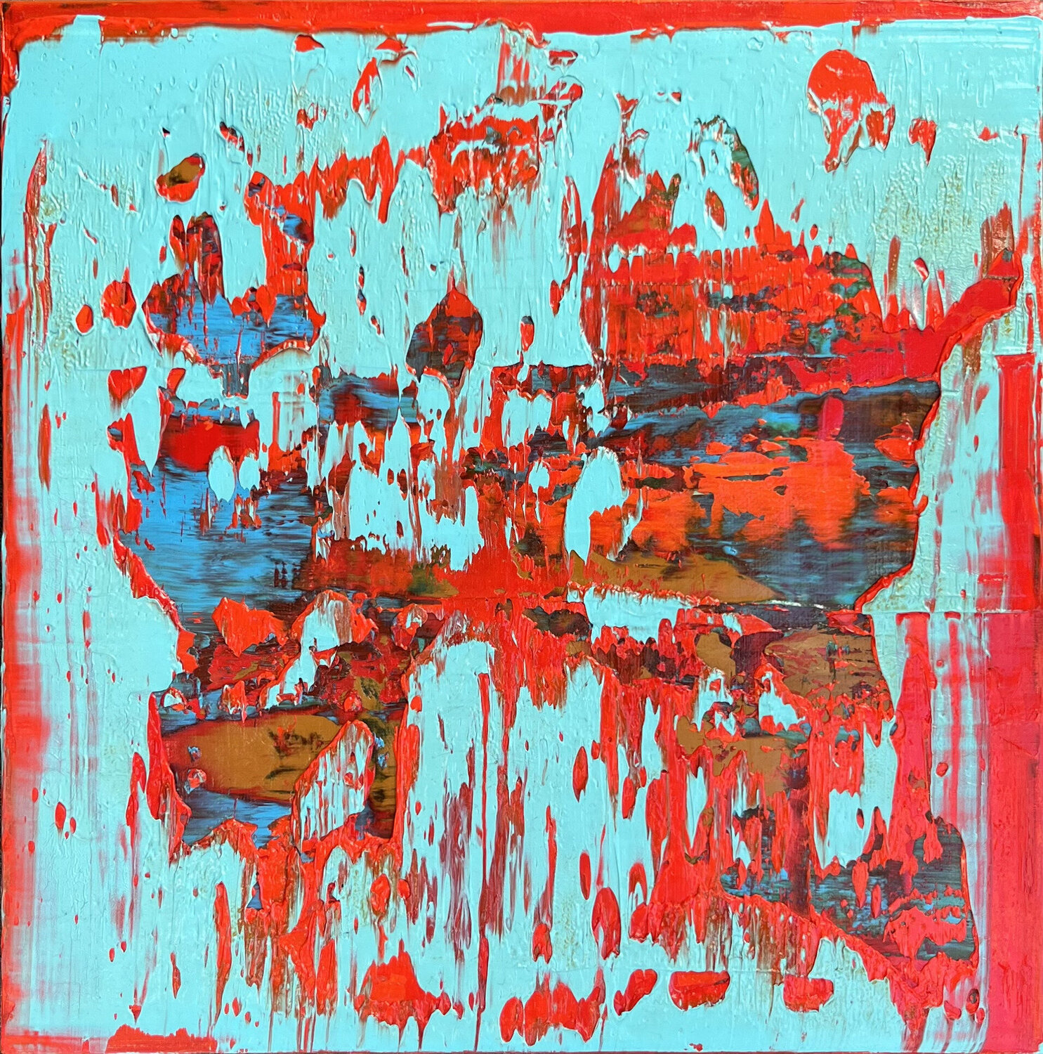 Deity split Svitlana Andriichenko Original painting for sale