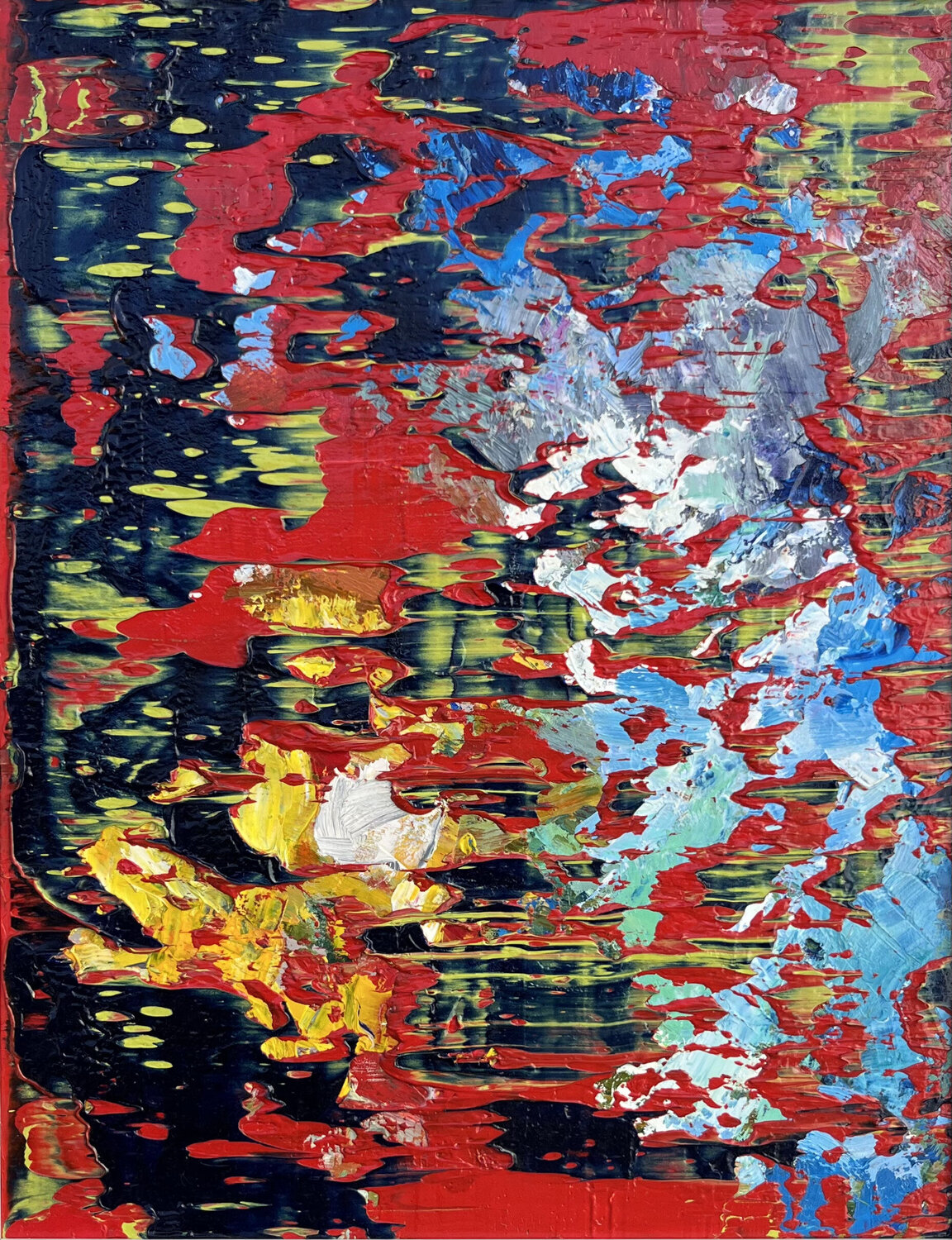 Flame current Chronicles Svitlana Andriichenko Original painting for sale
