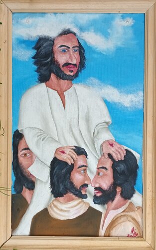 Himmelfahrt by Iris Hillmeister-Becker, Painting for Sale on Select