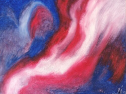 Bewegung by Iris Hillmeister-Becker, Painting for Sale on Select