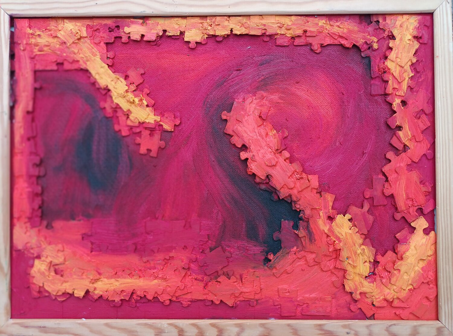 Lava Iris Hillmeister-Becker Original painting for sale