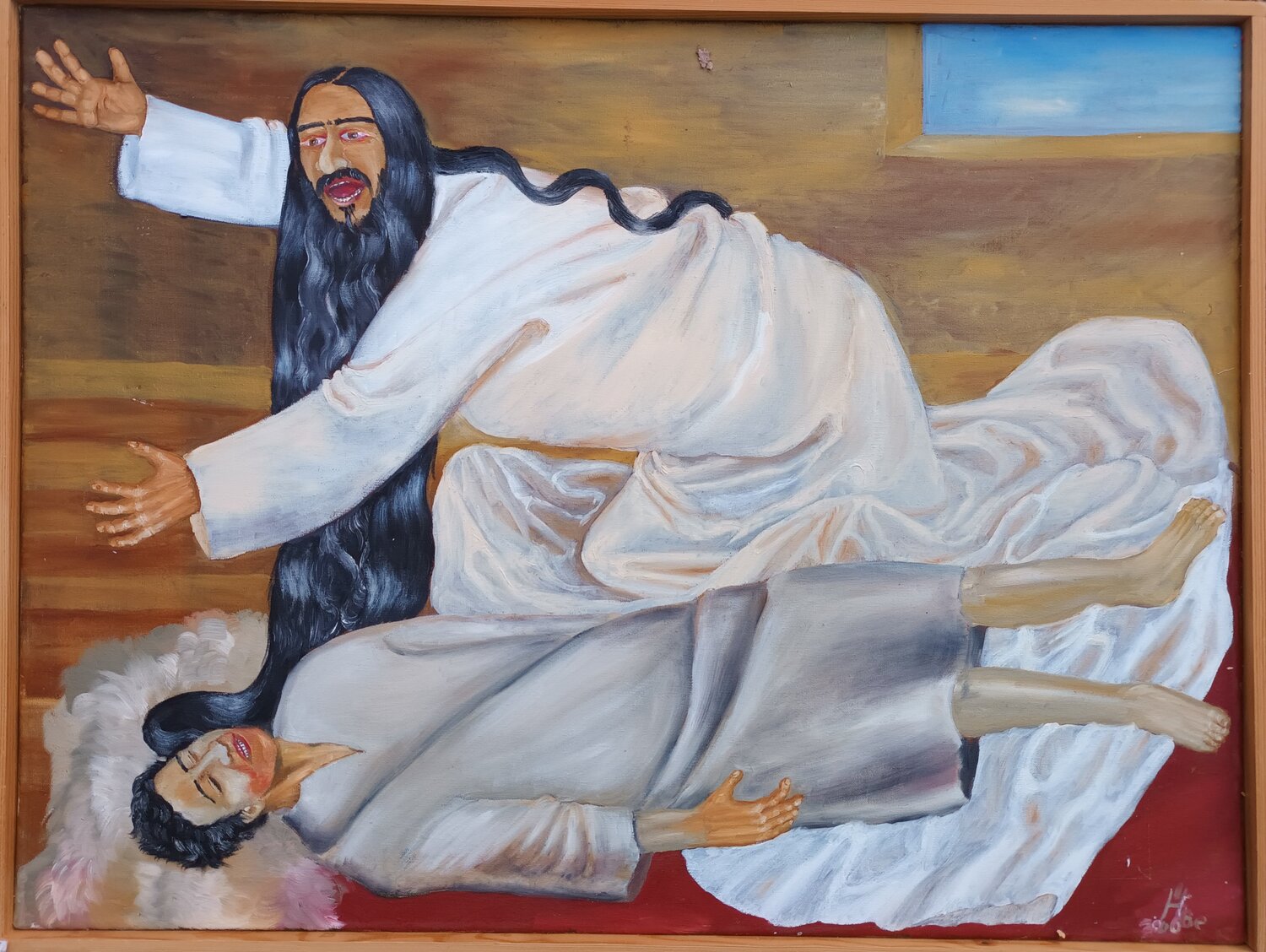 Elias Gebet Iris Hillmeister-Becker Original painting for sale