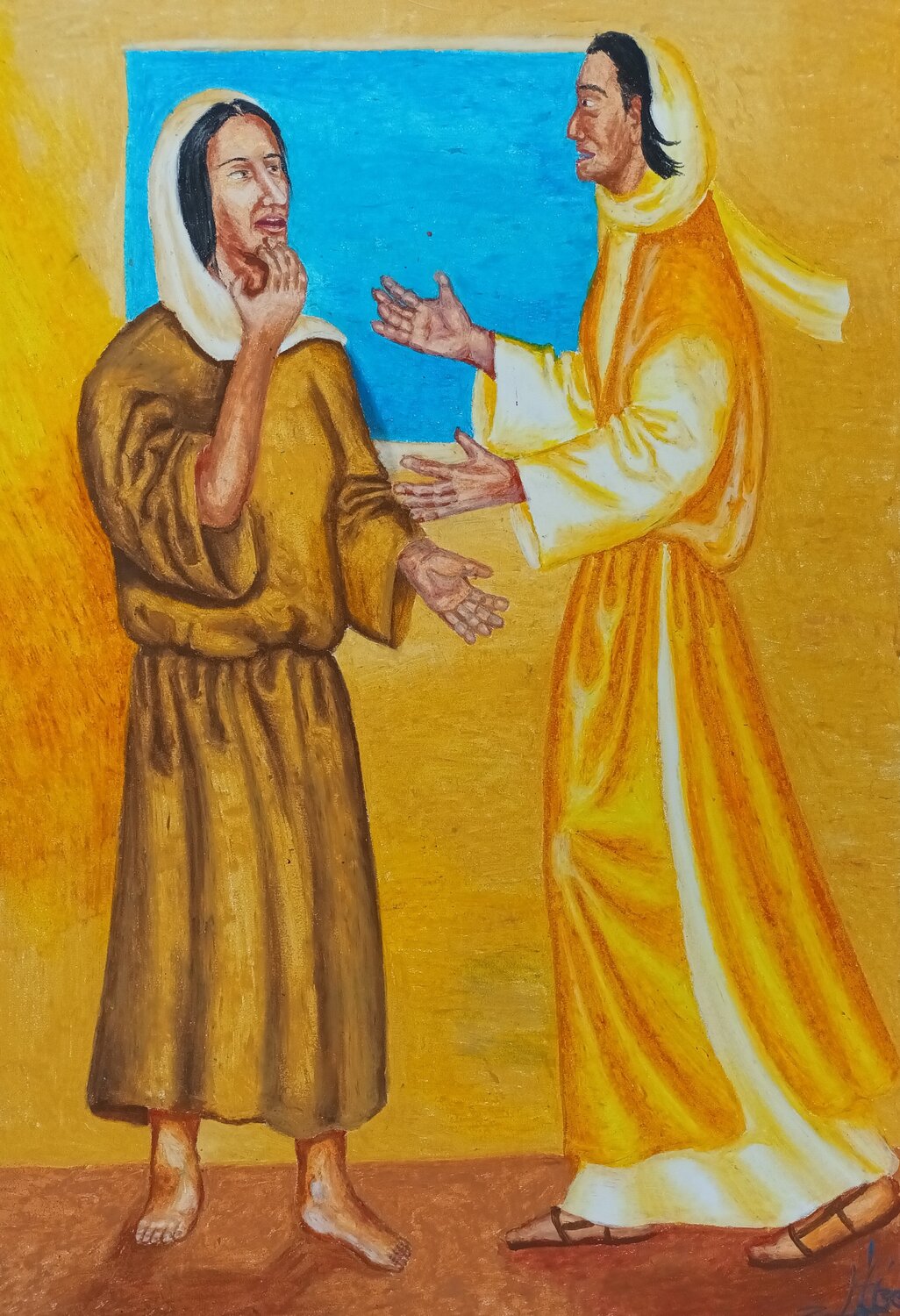 Maria Iris Hillmeister-Becker Drawing for sale