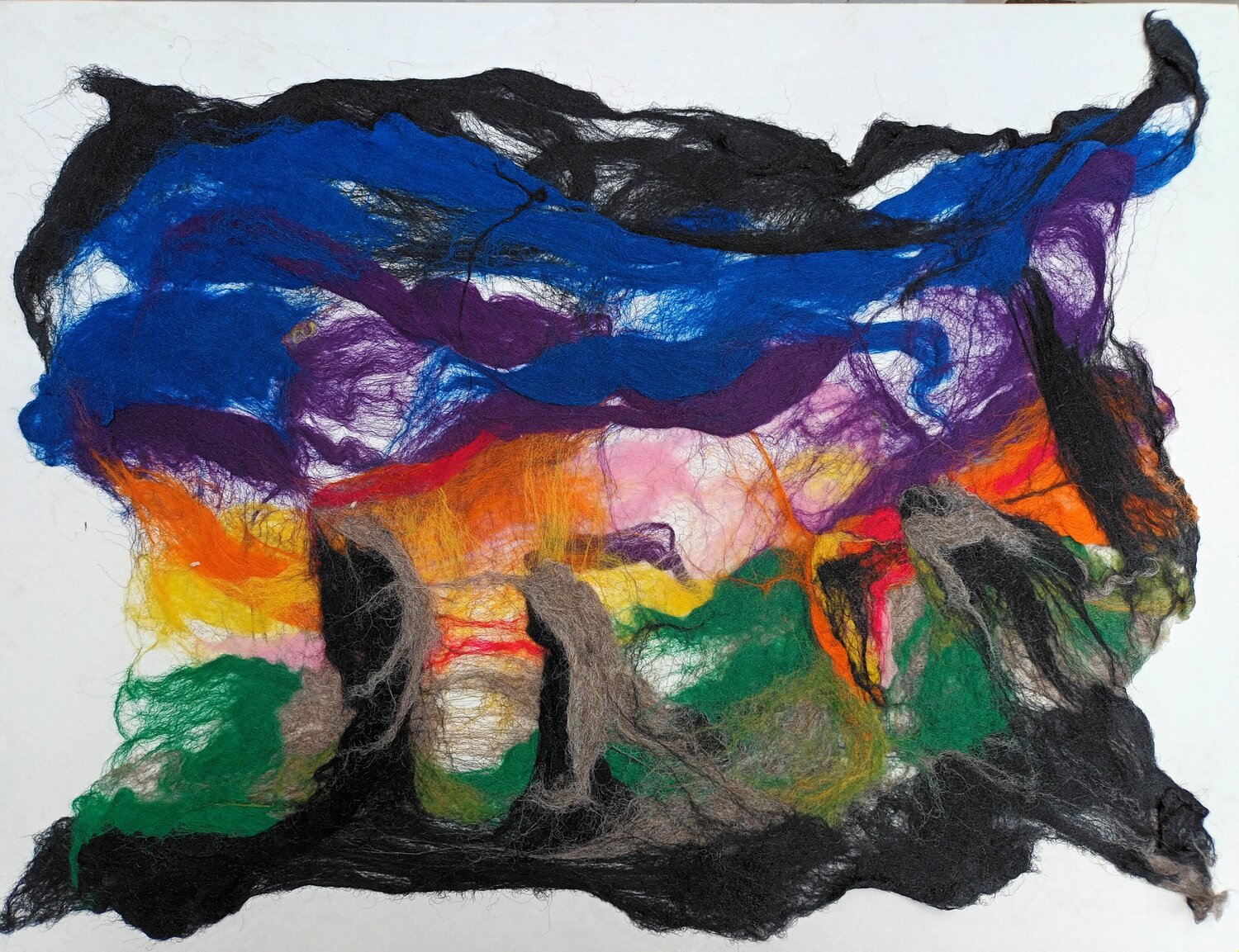 Sunrise Iris Hillmeister-Becker Original painting for sale